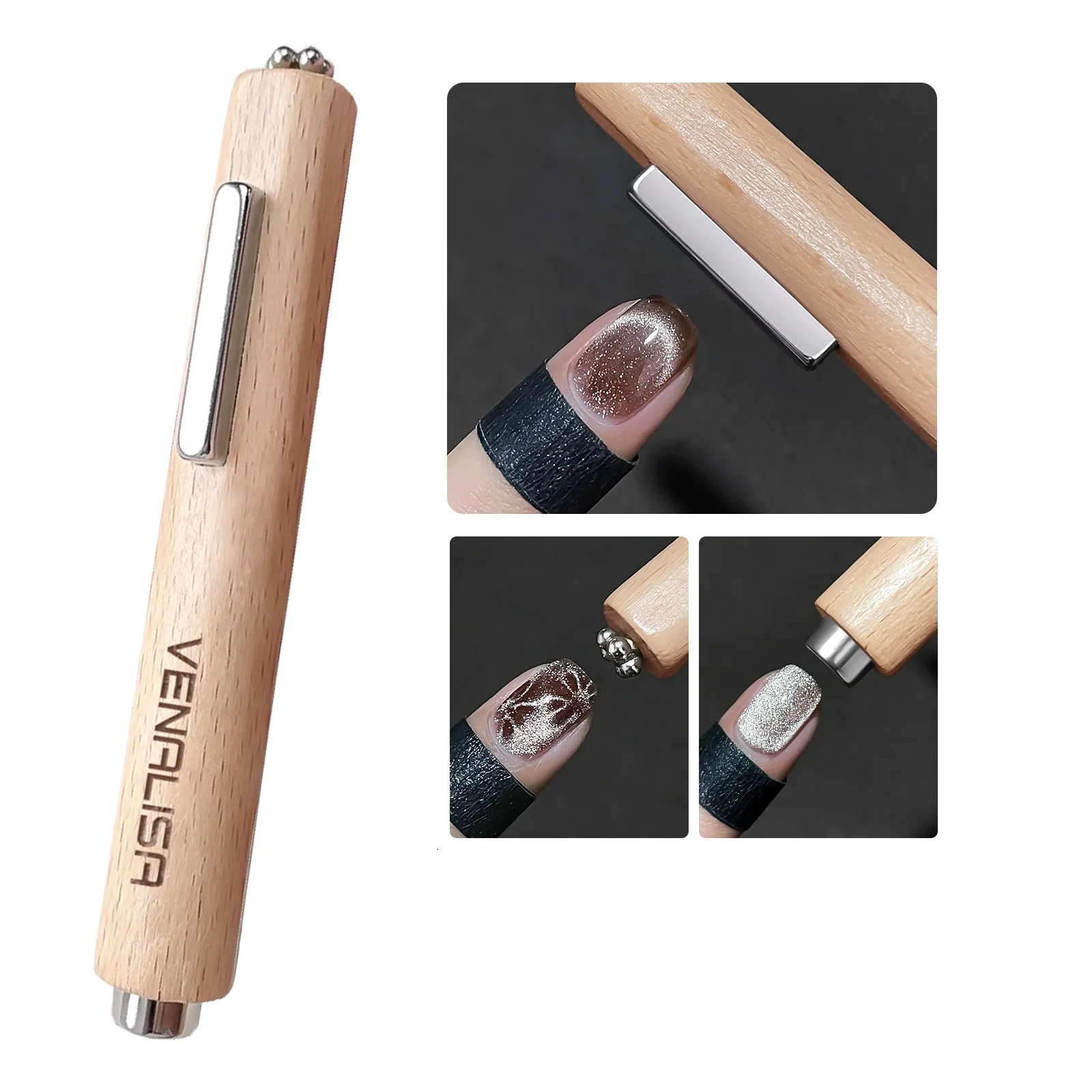 3-in-1 wooden-handle magnet