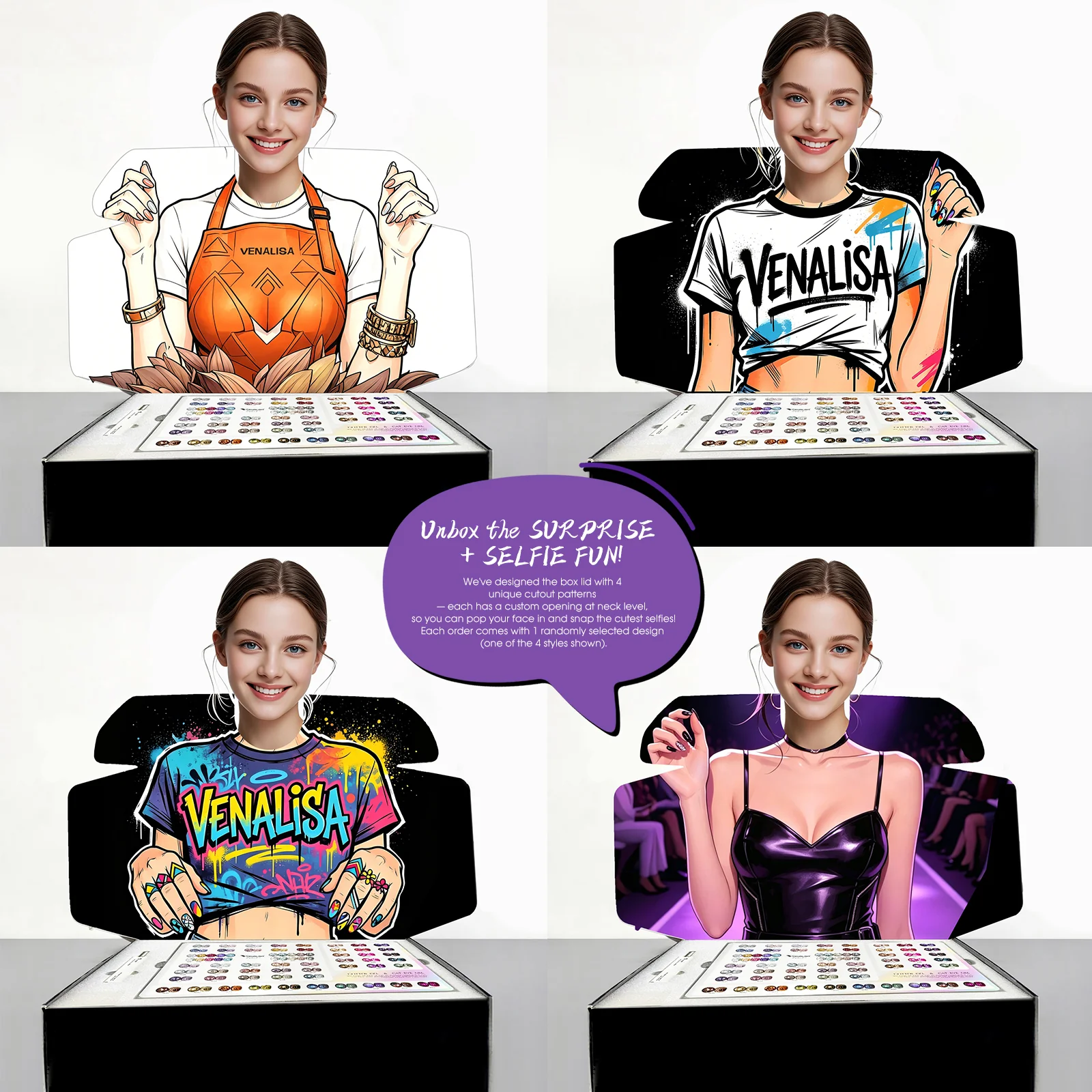 10ML Glitter & Cat Eye Gel 60 Colors Set (With Color Display) TPO Free Hema Free - Image 4
