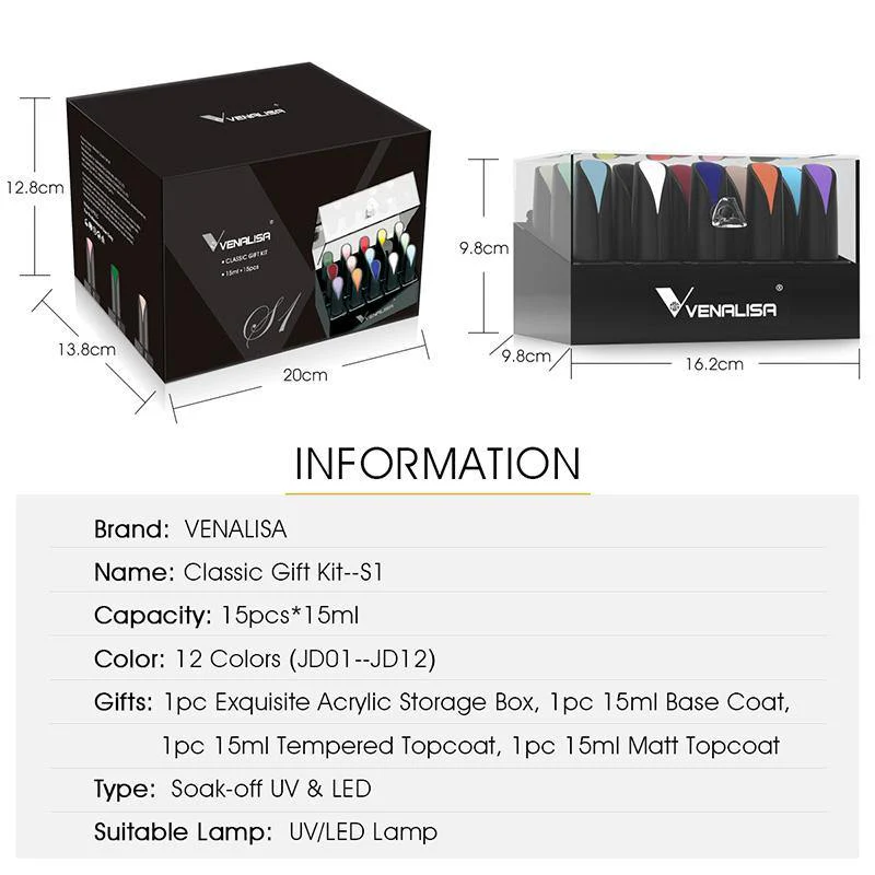 Luxury Box Kit 15pcs/Set TPO Free Hema Free - Image 8