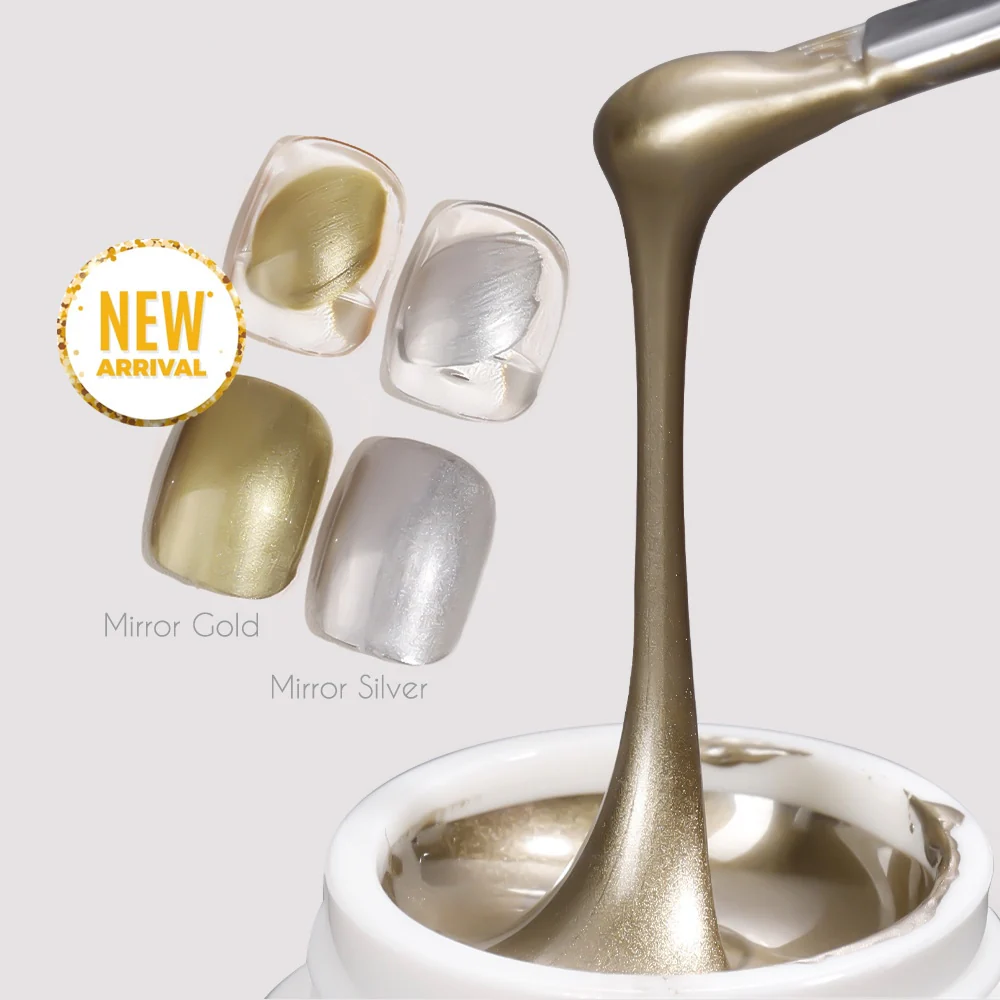 Mirror Silver & Gold Gel 2pcs Set - Image 6