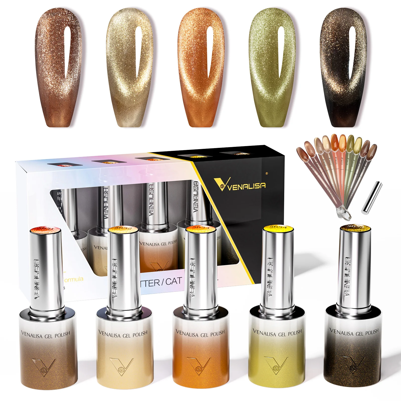 Mystic Cat Eye Gel Polish Set (10ML) TPO Free Hema Free