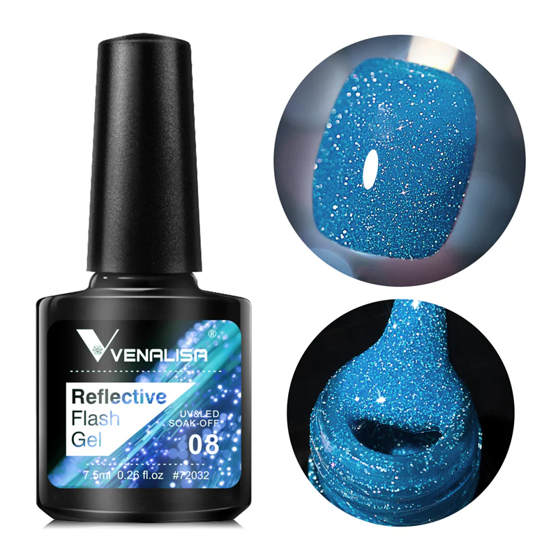 Reflective Neon Disco Gel TPO Free Hema Free - Image 8