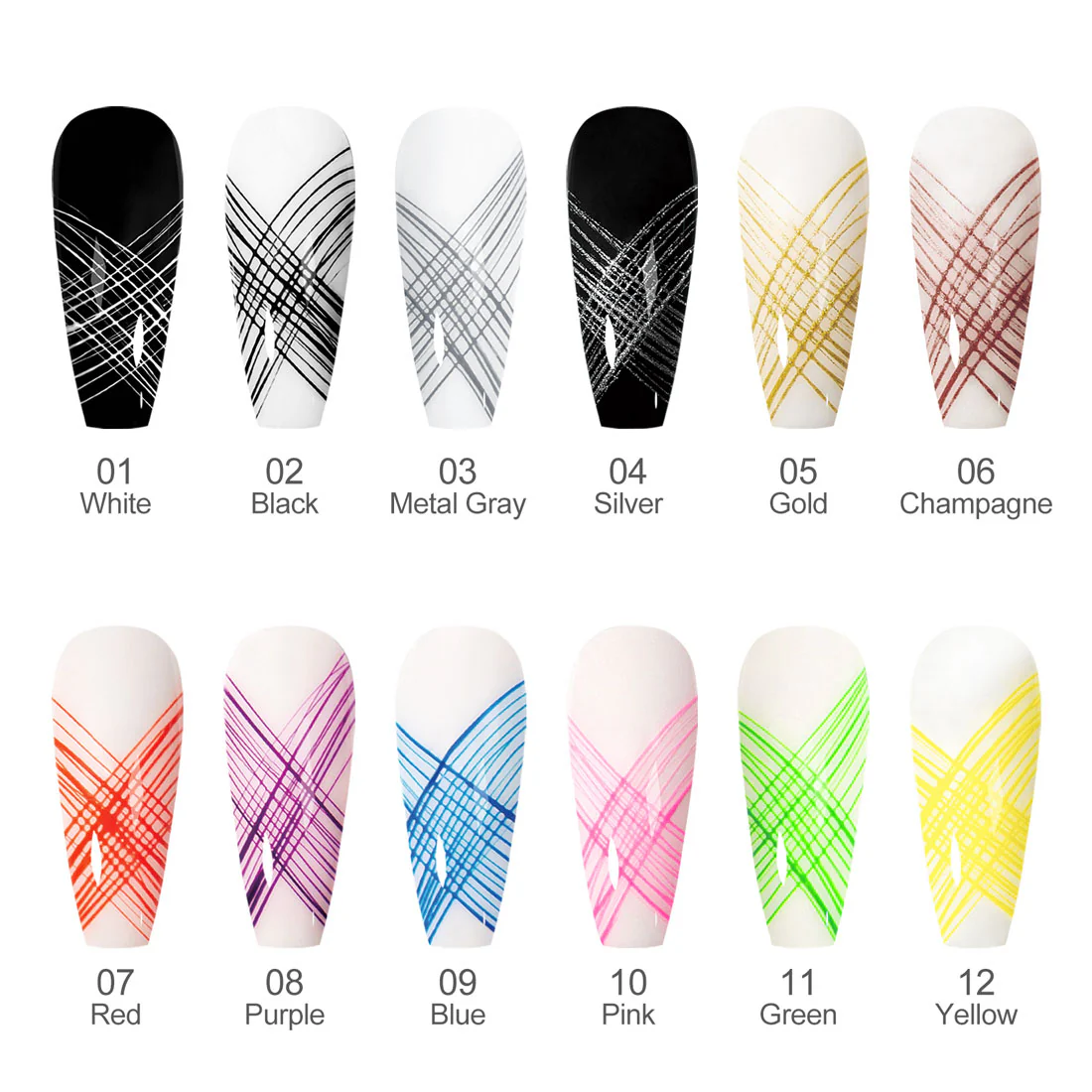 Spider Gel- 12 Colors Set - Image 10
