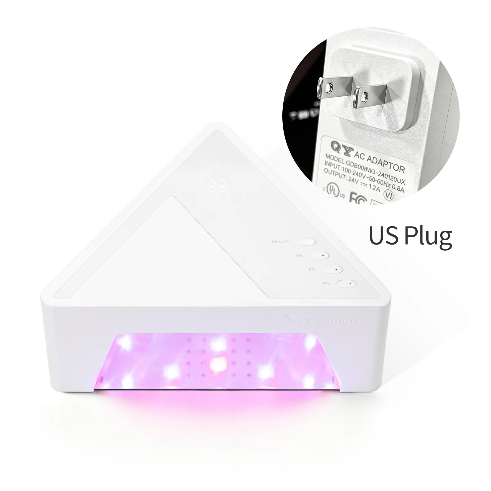 UV/LED Red Light Nail Lamp - Image 2