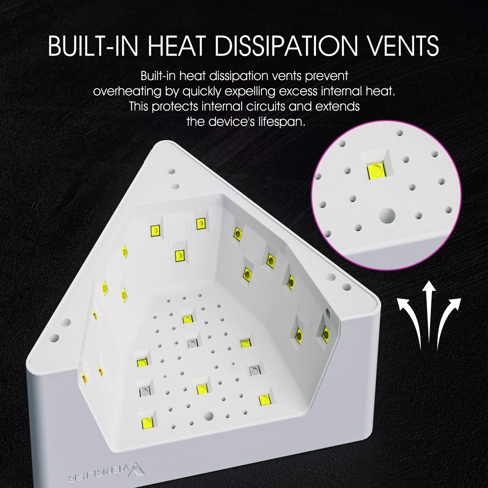 UV/LED Red Light Nail Lamp - Image 4