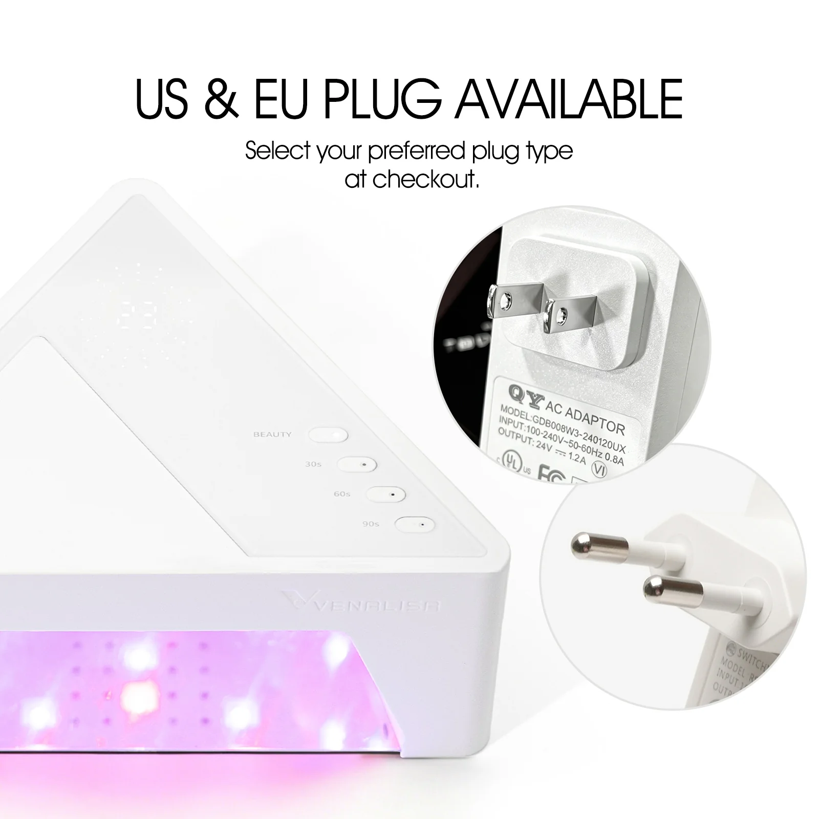 UV/LED Red Light Nail Lamp - Image 8