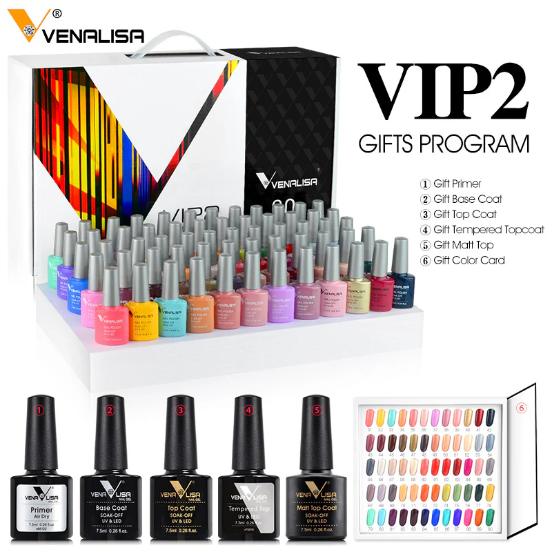 Venalisa VIP Kit Collection 60 Colors/ Set TPO Free Hema Free - Image 3